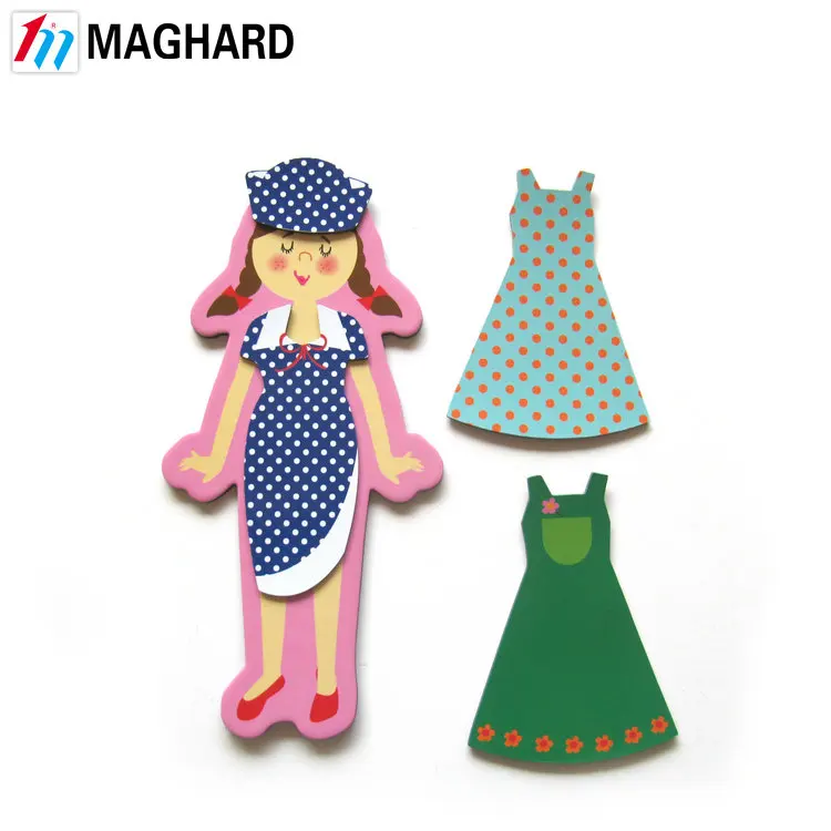 fridge magnet dress up dolls