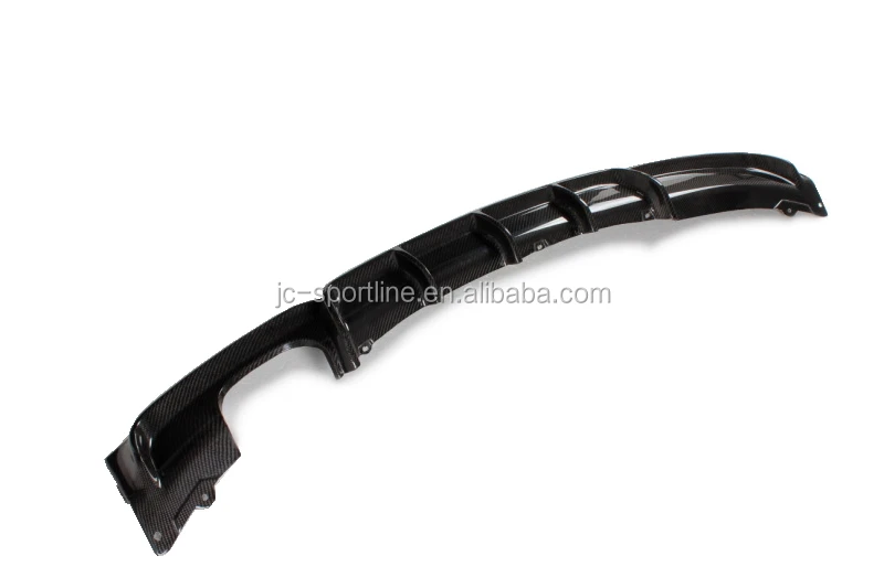 P Style Carbon Rear Diffuser For Bmw F30 M Sport 1217 Dual Exhaust One