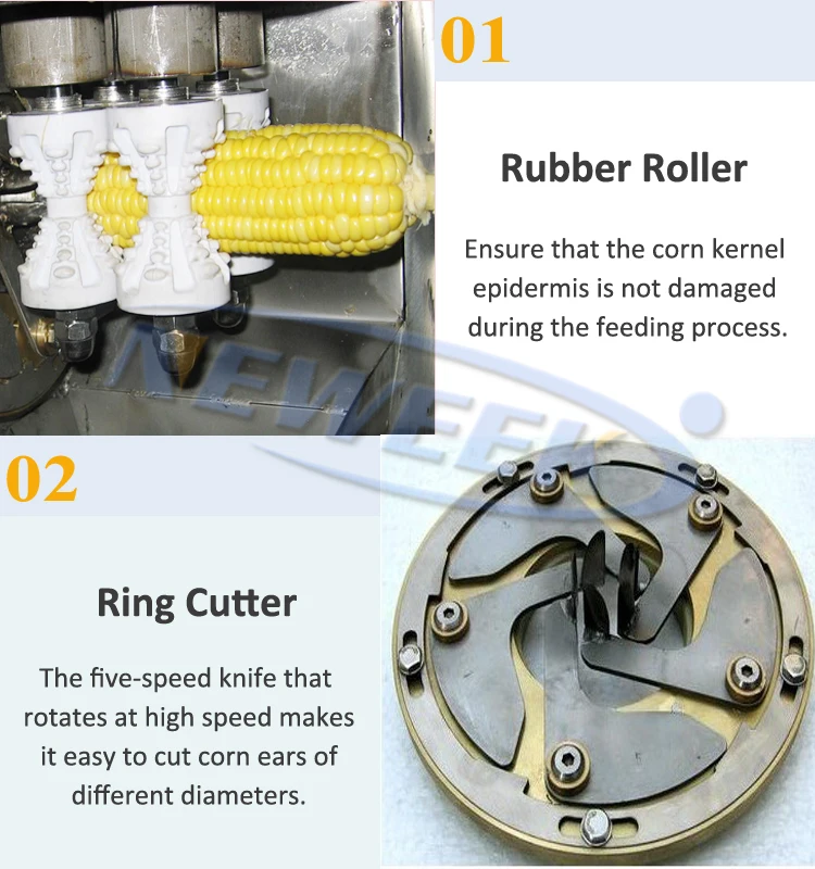 Neweek Automatic Farm Sweet Maize Corn Kernel Removing Machine Buy