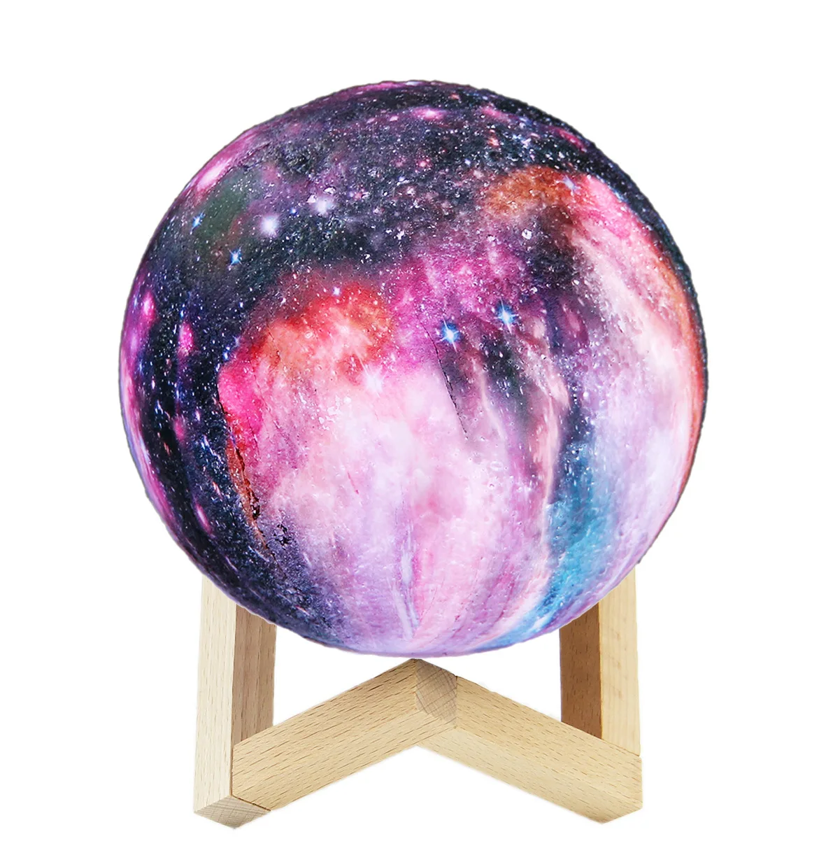 16 Colors 3D Moon Light Children's Night Light USB Rechargeable Touch Switch Christmas Decoration Bedside Lamp LED space Lamp