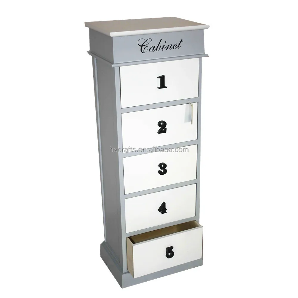Da pavimento shabby chic vintage di legno 5 numero maniglie armadi ...