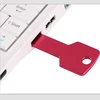 Usb flash Drive Key Disk 8GB ,Custom Metal Usb Memory Stick 512MB 2GB 4GB 16GB Promotion Gift Key Shape Pendrive