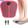 On the Market 2019 Personal Home use Health care Electric Wireless EMS tourmaline Foot massager