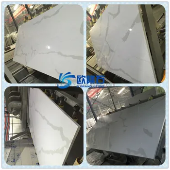 stone quartz slabs agglomerated calacatta surface larger