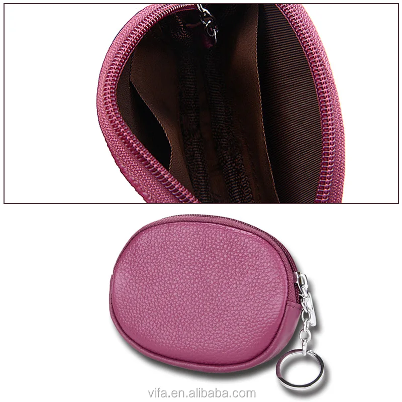  GOLF SUPAGS Women PVC Leather Car Key Chain Card Holder Wallet  Coin Pouch 6 Hook 4 Card Slot 1 Coin Pocket (Brown×Smoke Pink) : Clothing,  Shoes & Jewelry