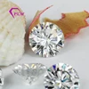 China 1 carat Round loose Moissanite and co