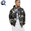 China Factory 100% Polyester Zipper-Up Magic Sticks Custom Men Military Jacket