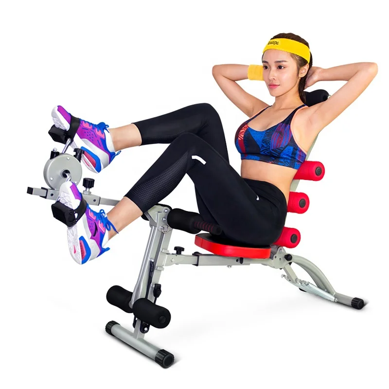 sitting ab crunch machine