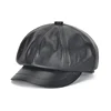 /product-detail/black-leather-8-panel-beret-hats-60862908097.html