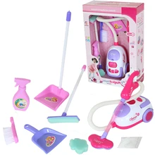 Free shipping Chirstmas gift for children Cleaning tool toy vacuum cleaner Cleaning Kit Play house toys kids toy cleaning set