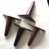 15cm Hight metal sofa legs in valut color metal sofa legs, Wood grain effect sofa legs, metal walnut sofa legs