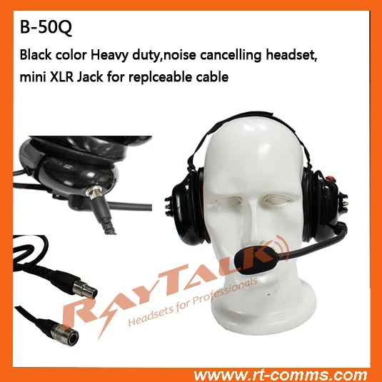 Two Way Radio 5 Pin Xlr Headset For Motorola Dp2000/dp2400/xpr3000
