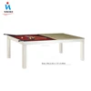 modern 2 in 1 dining pool table and billiard dining table