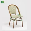 French bistro outdoor rattan cafe patio chairs for restaurant (E200779C)