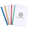 slide simple business cover clear plastic pp draw pumping sleeve rod A4 size file folder