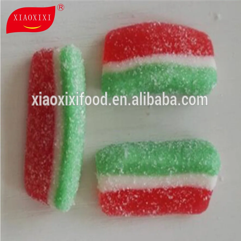 Wholesale 250g Halal Candy Watermelon Gummy Candy In Turkish Style