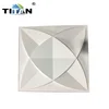 Original White Color Moisture Proof Building Material 3d Texture Wall Panel
