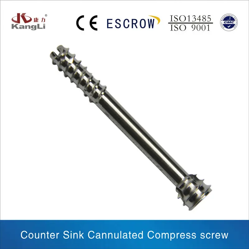 Counter Sink Cannulated Compress screw