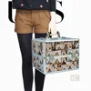 Colorful Rolling Makeup Brush Case Aluminum Lighted Makeup Train Case Retail Supplier