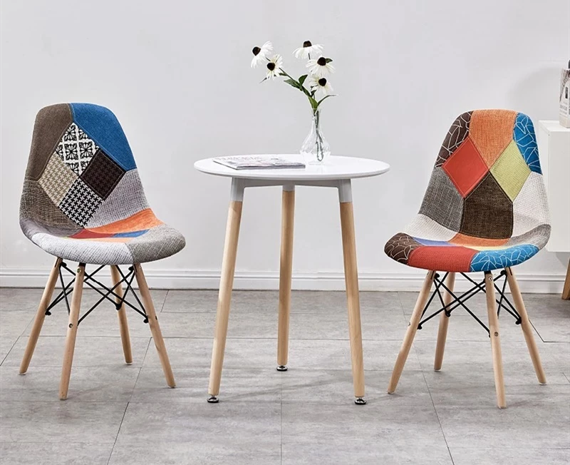 Modern Cheap Patchwork Fabric Cover Design Cafe Chair Dining Chair For Sale Buy Dining Chair Cafe Chair Dining Chair For Sale Product On Alibaba Com