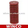 Capacitive cast epoxy resin insulator for high voltage switchgear