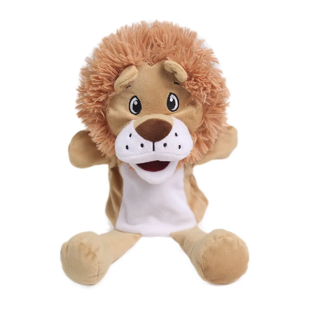 13 Inches Custom Lion Shaped Plush Hand Puppet - Buy Hand Puppet,Custom ...