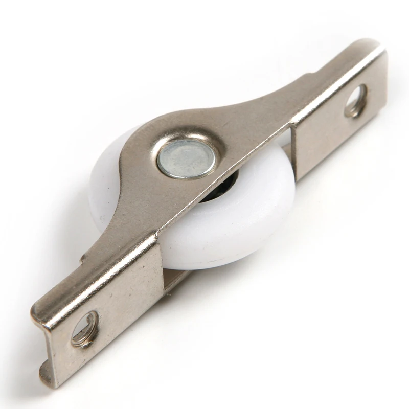 Small Hard Plastic Rollers Sliding Wood Door Roller Wardrobe Wheels