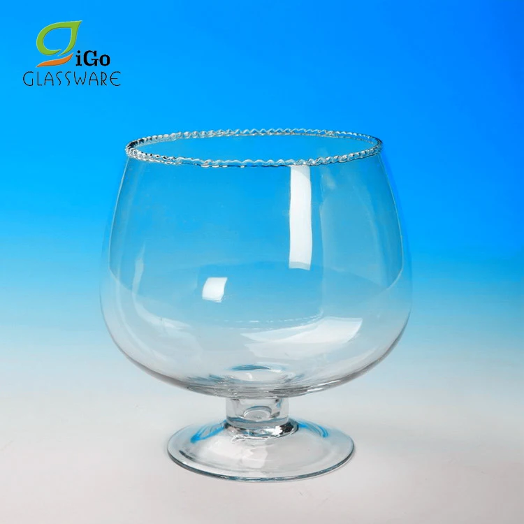 Wholesale Clear Glass Fish Bowl Cup Wtih Stand Different ...