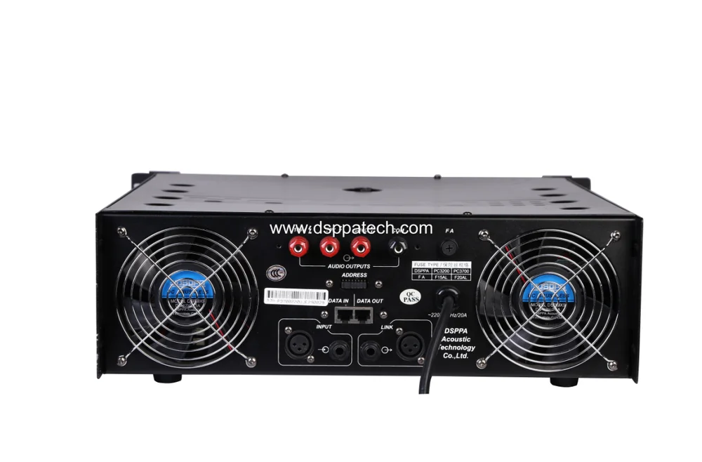 Pc3200 Dsppa 1000w Professional Power Amplifier 4 Ohm Extreme Amplifier