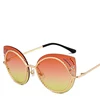 Cute Sexy Women Cat Eye Sunglasses Vintage Brand Designer Crystal Diamond Frame Glasses Gradient Sun Glasses For Female UV400
