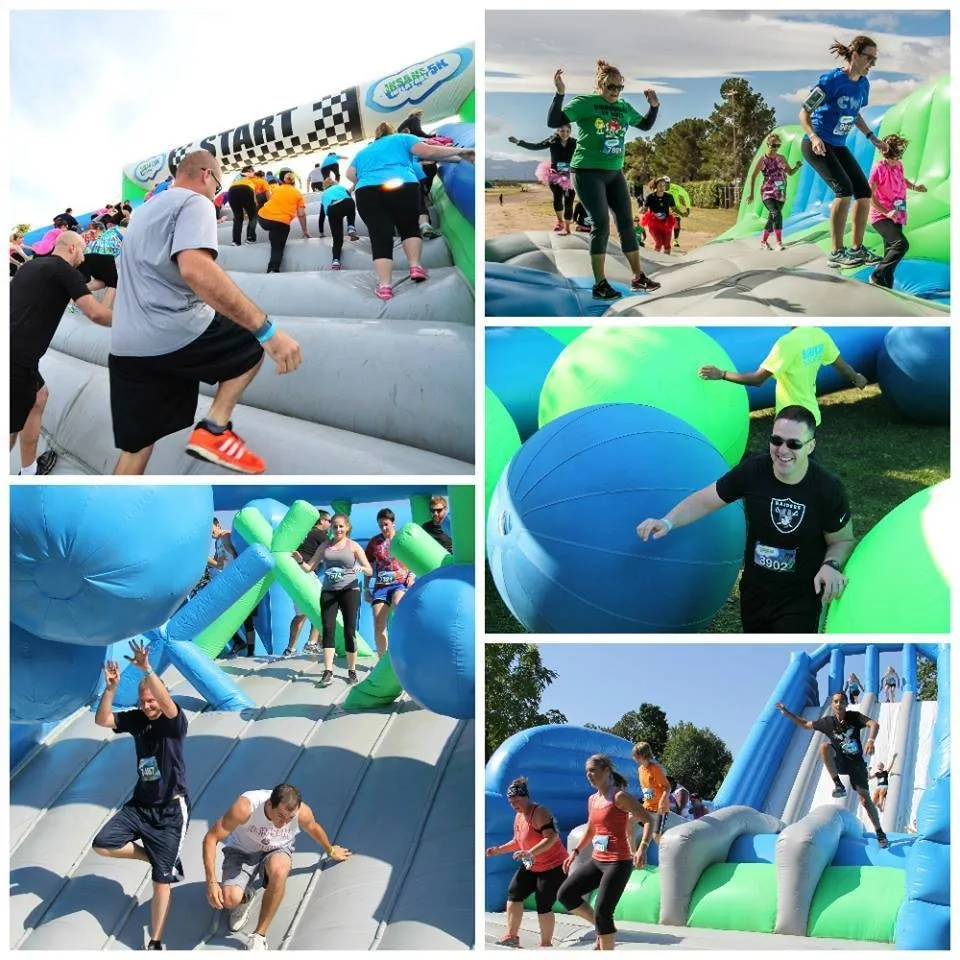 Crazy Insane 5k Inflatable Run Obstacles For Adults,Event Insane
