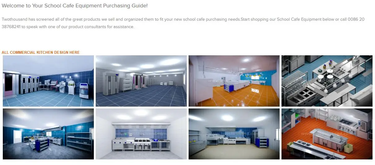 School Cafe Equipment