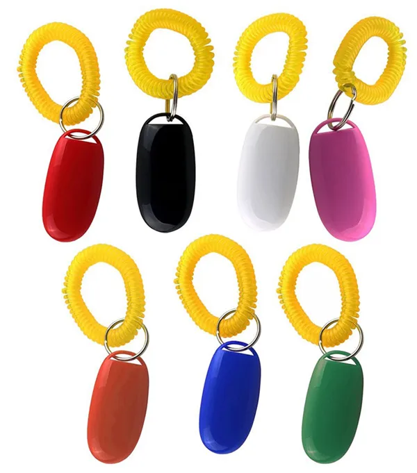 Pet Training Clicker with Wrist Strap-1