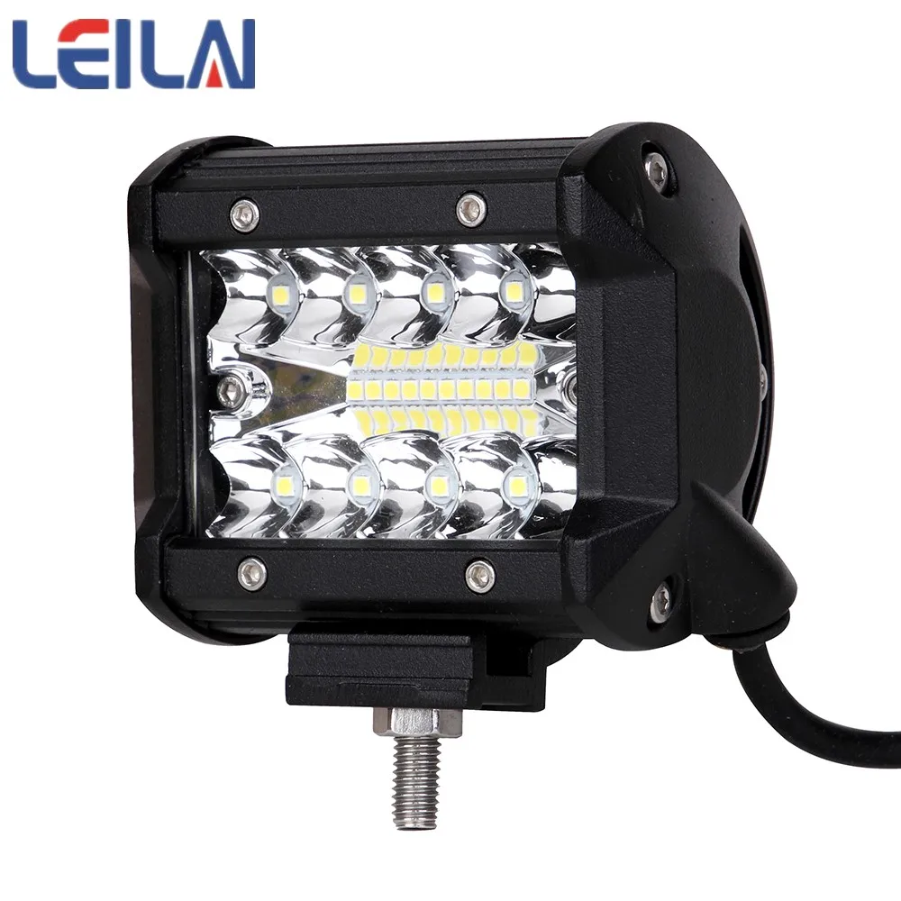 Super Bright 4 inch LED Bar LED Work Light Bar for Driving Offroad Boat Car Tractor Truck 4x4 SUV ATV 12V 24V Rated 60W