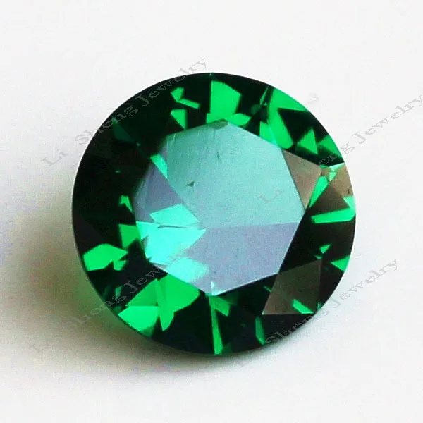 Synthetic Loose Green Nano Round Emerald Loose Gemstones Buy Loose