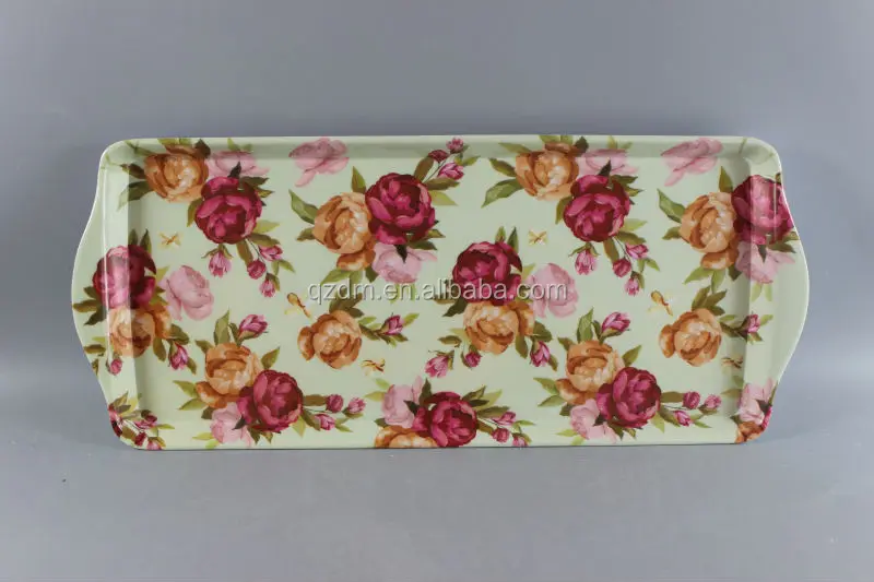 Homeware melamine rectangle tray