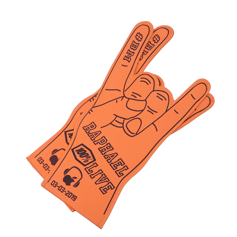 Promo Cheap Price High Quality EVA Foam Hand Palm Foam Fingers for Sports and  Concert Cheering