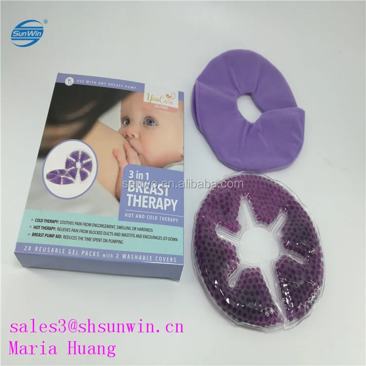 Hot Cold Breast Therapy Pack / Nursing Cool Gel Pad / Breastfeeding