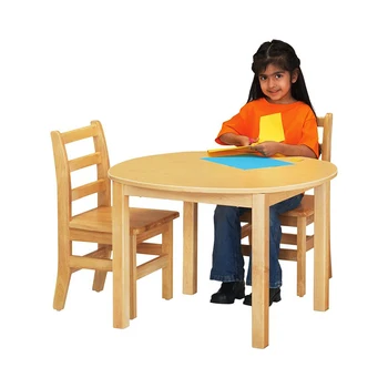 oak kids table