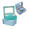 High-grade wooden jewelry box, with keys to store jewelry box
