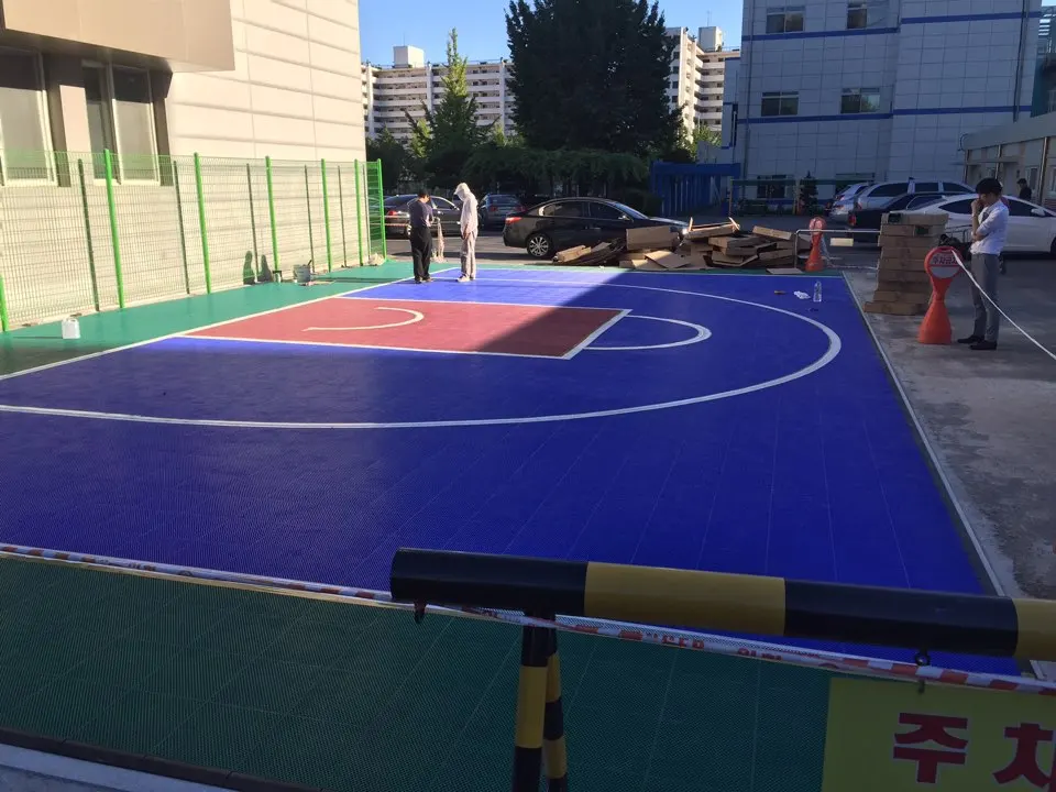 Good Price 100% New Material Standard Size Indoor Mini Basketball Court