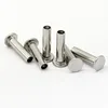 DIN6792 High quality 304 stainless steel Semi Tubular Flat Hollow Rivet Semi Hollow Clutch Rivet