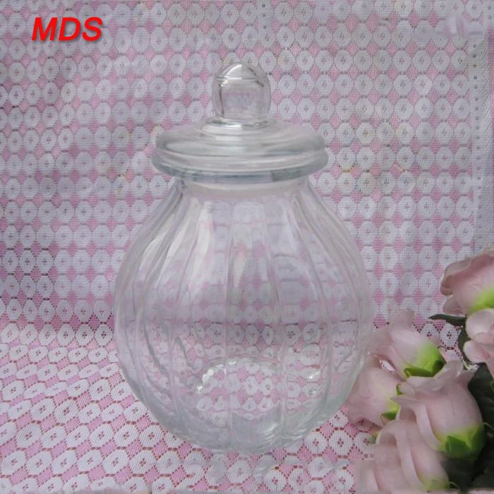Factory Price Decorative Glass Pumpkin Storage Pickle Jar - Buy Glass