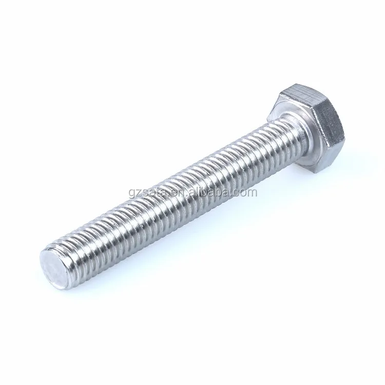 DIN933 18-8 Stainless Steel Metric Hex Head Bolts