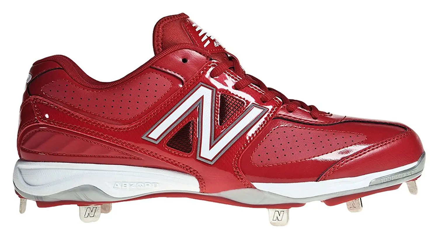 new balance white metal softball cleats