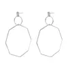 female Fashion exaggerated earrings geometric elements simple business earrings