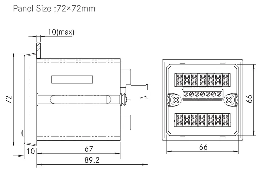 single phase voltmeter
