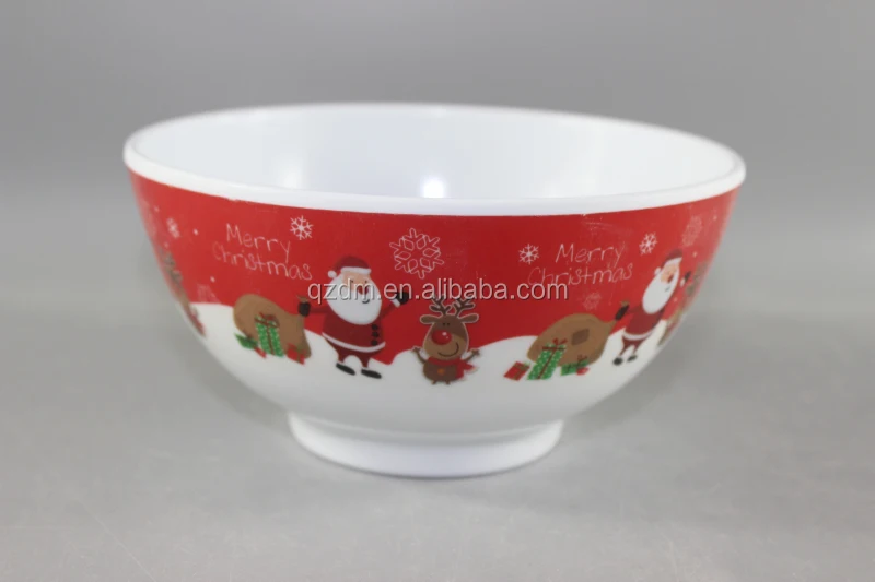 Christmas 6 inch Melamine Rice bowl Xmas