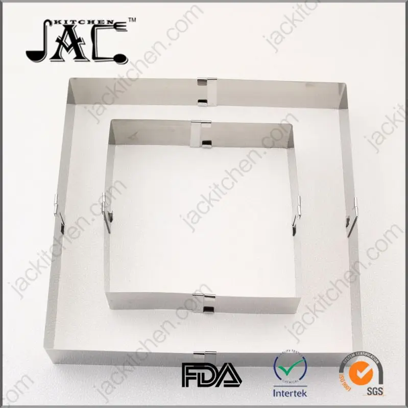 Kitchen Tools Stainless Steel Hand Adjustable Cake Mold