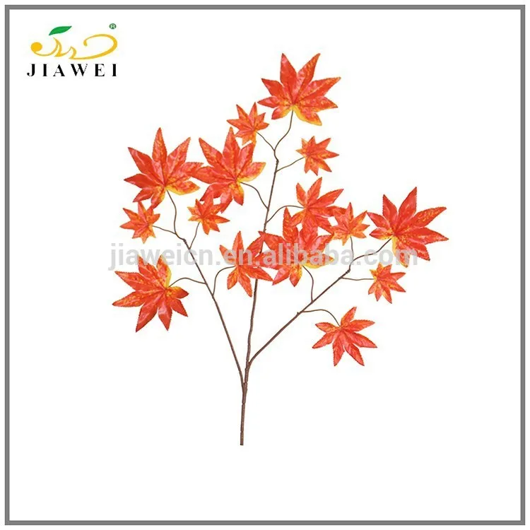 Make Decorative Plastic Artificial Maple Tree Leaves Branches Buy Make Decorative Artificial